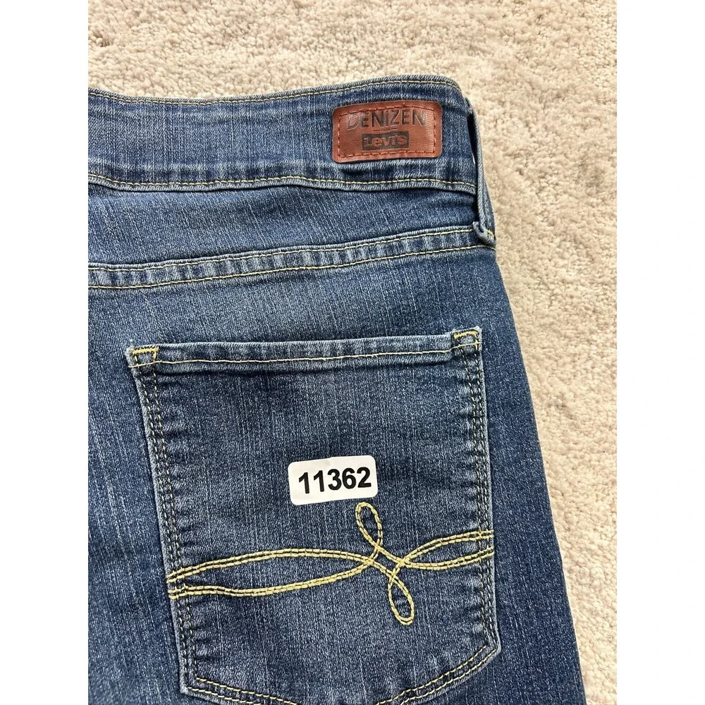 Denizen Levi's Women's Denim Modern Skinny Shorts Size 18 Blue‎